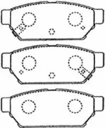 Комплект тормозных колодок AISIN D2N040